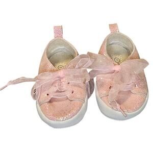 Tendertoes Pink Baby Shoes – Size 1 Barbiecore Dopamine Cottagecore